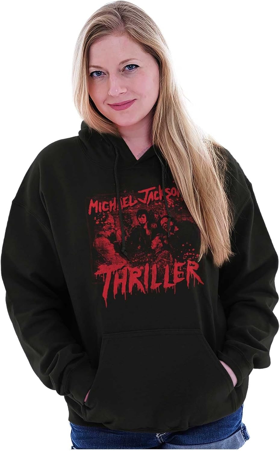 image:imageMichael Jacksons Thriller Halloween Hoodie Sweatshirt Women MenBlack