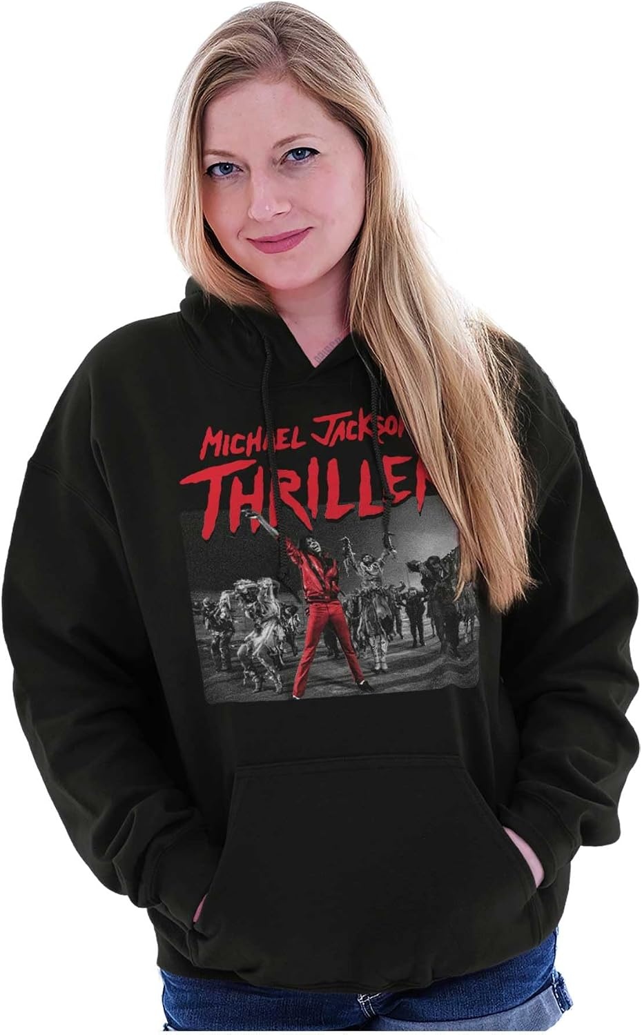 image:imageMichael Jacksons Thriller Music Video Hoodie Sweatshirt Women MenBlack
