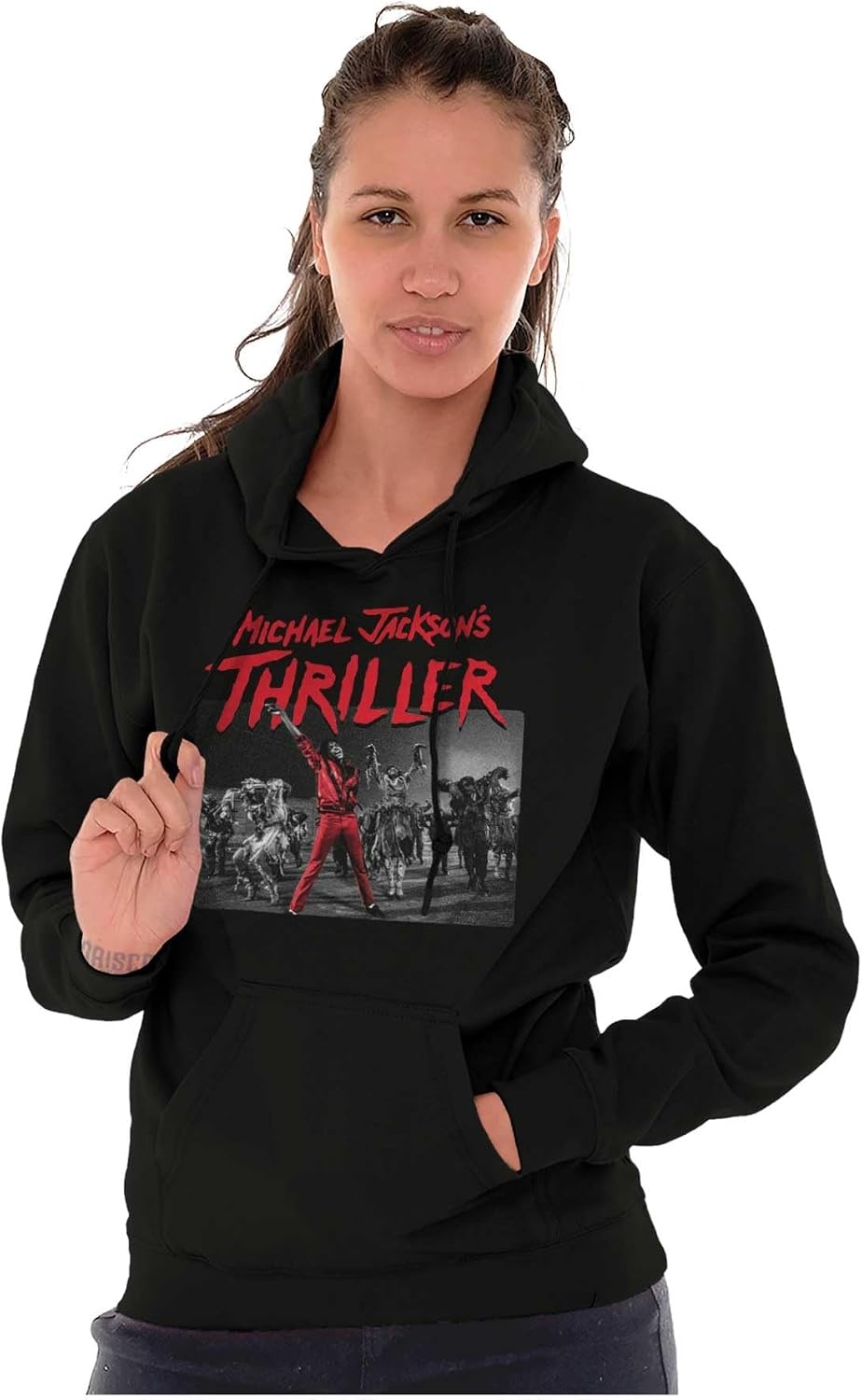 image:imageMichael Jacksons Thriller Music Video Hoodie Sweatshirt Women MenBlack