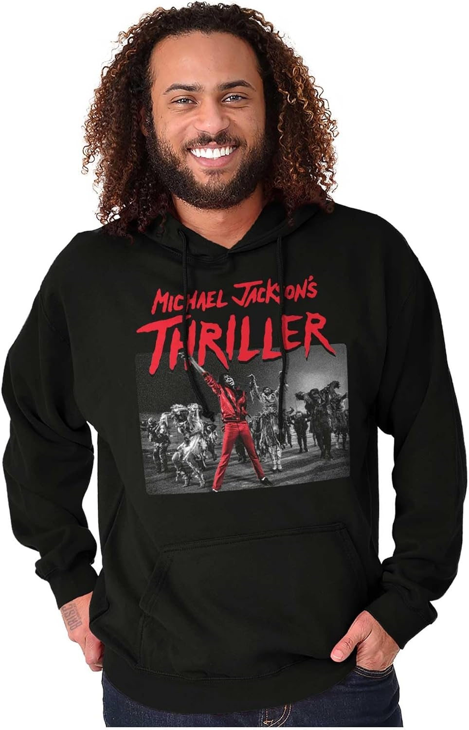 image:imageMichael Jacksons Thriller Music Video Hoodie Sweatshirt Women MenBlack