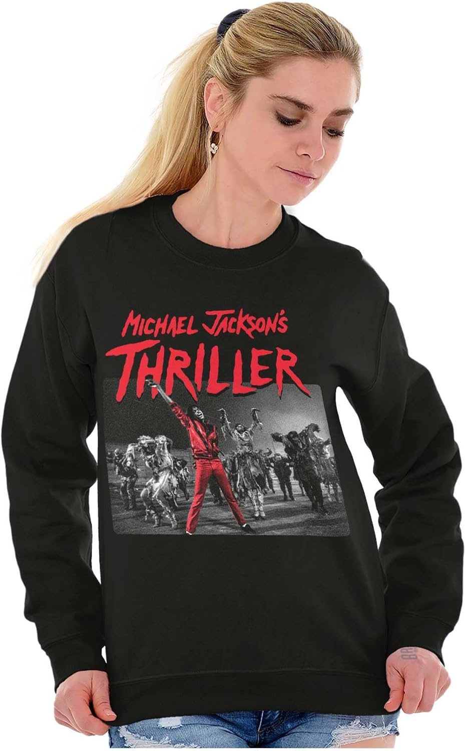 image:imageMichael Jacksons Thriller Music Video Sweatshirt for Men or WomenBlack