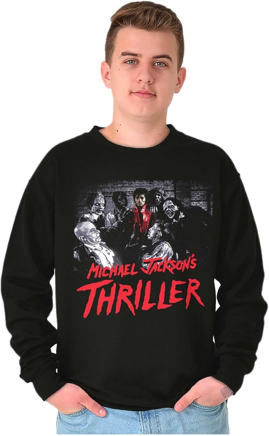 image:imageMichael Jacksons Thriller Zombies Sweatshirt for Men or WomenBlack