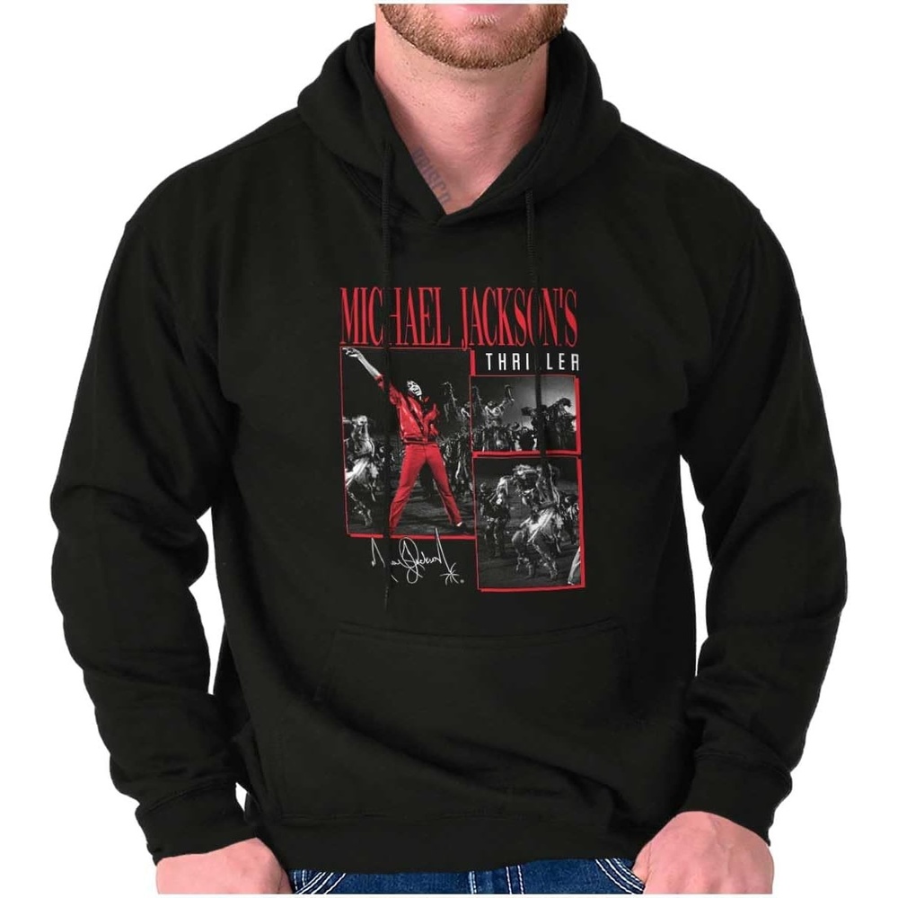 image:imageMichael Jacksons Thriller Dancers Hoodie Sweatshirt Women MenBlack