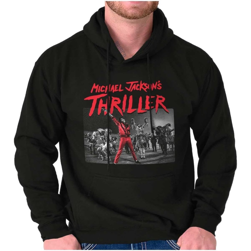 image:imageMichael Jacksons Thriller Music Video Hoodie Sweatshirt Women MenBlack