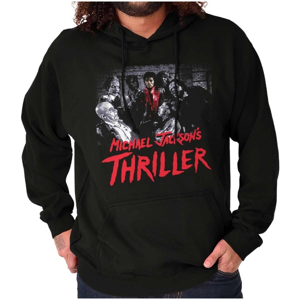 image:imageMichael Jacksons Thriller Zombies Hoodie Sweatshirt Women MenBlack