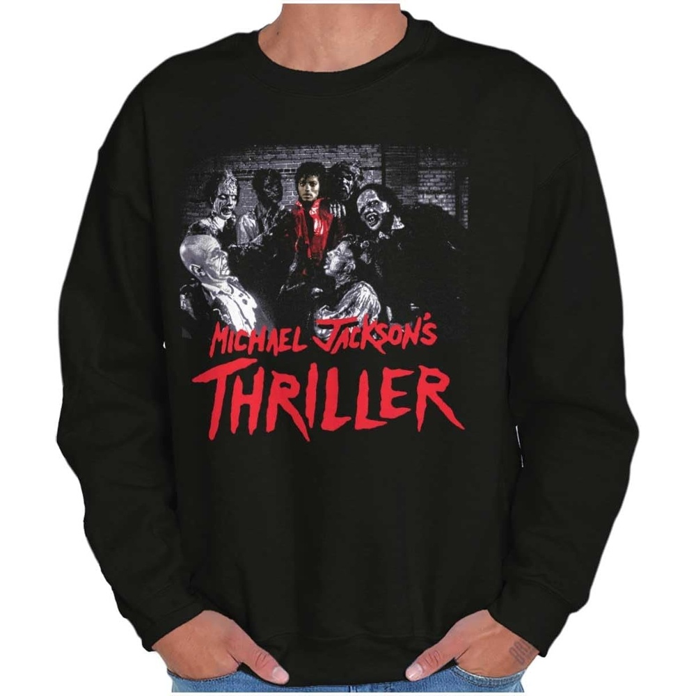 image:imageMichael Jacksons Thriller Zombies Sweatshirt for Men or WomenBlack
