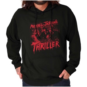 Michael Jackson’s Thriller Halloween Hoodie Sweatshirt Women Men(Black)