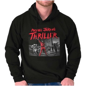 Michael Jacksons Thriller Music Video Hoodie Sweatshirt Women Men(Black)