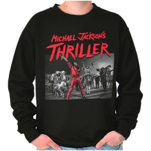 Michael Jacksons Thriller Music Video Sweatshirt for Men or Women(Black)