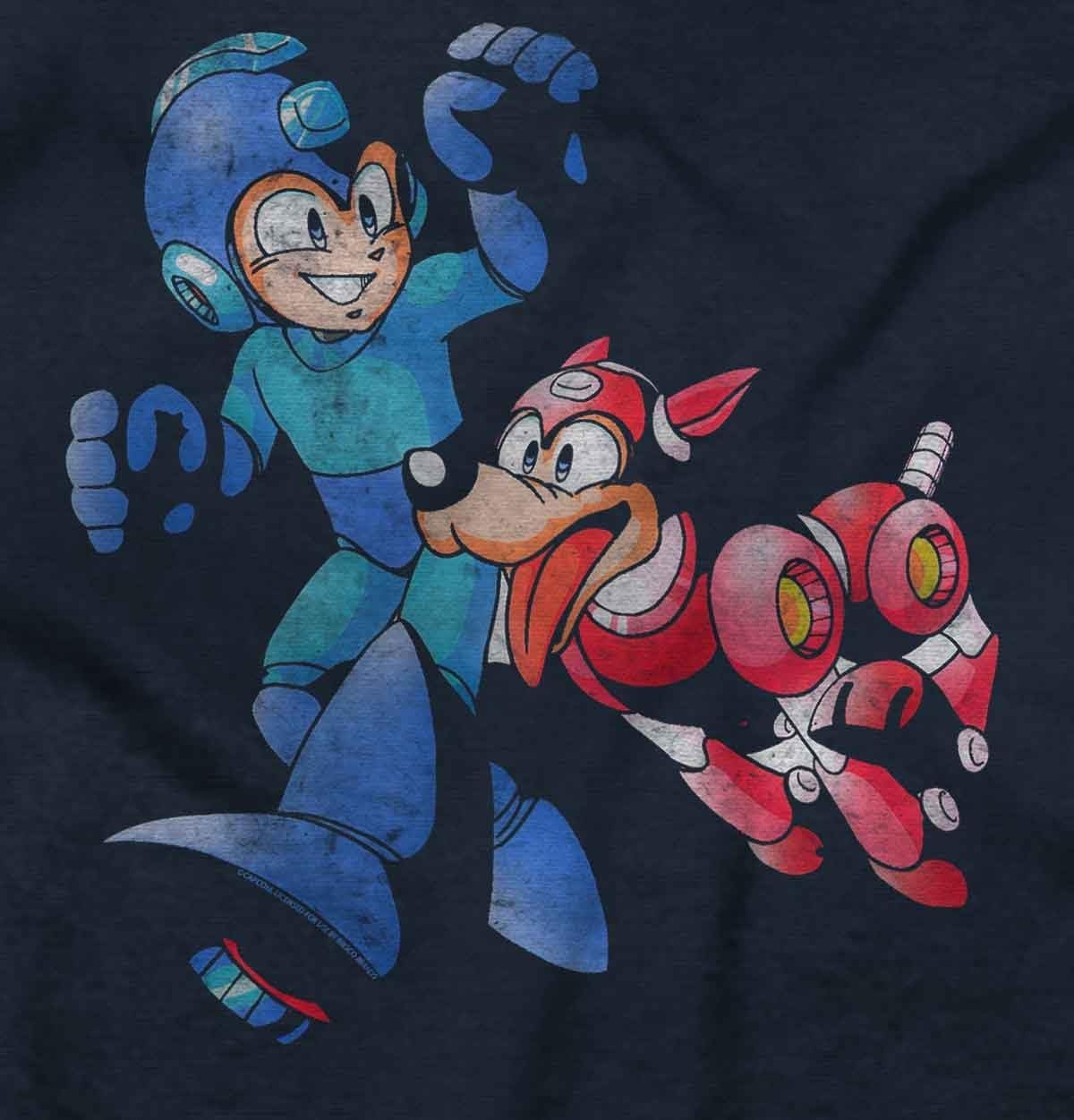 image:imageClassic Video Game Mega Man and Rush Toddler Boy Girl T ShirtNavy