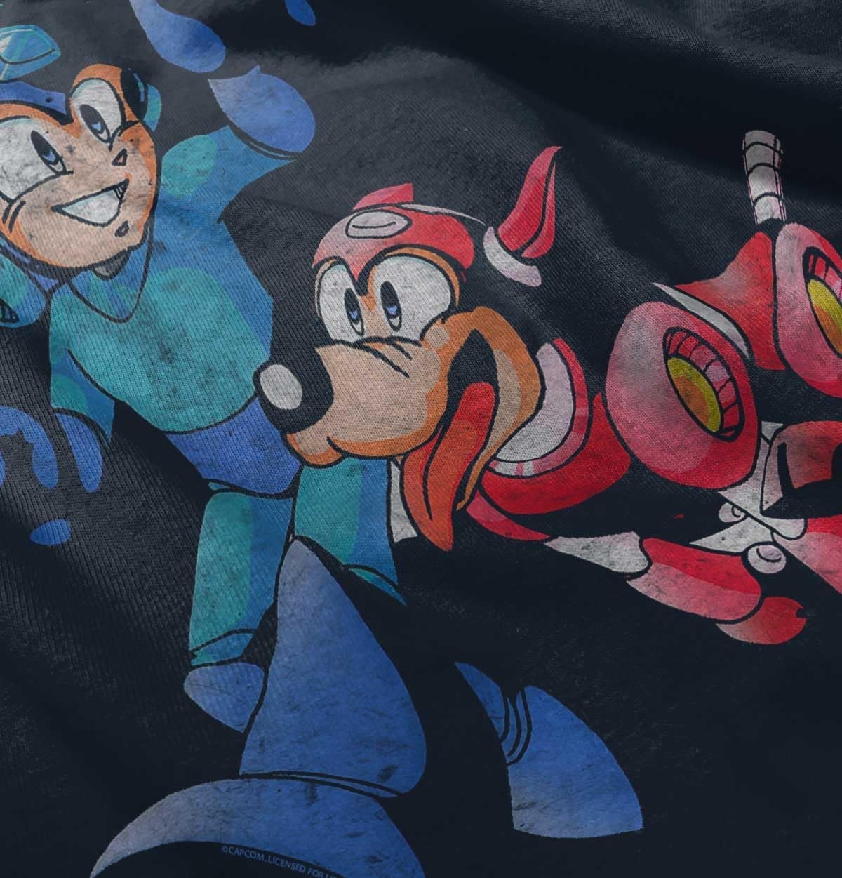 image:imageClassic Video Game Mega Man and Rush Toddler Boy Girl T ShirtNavy