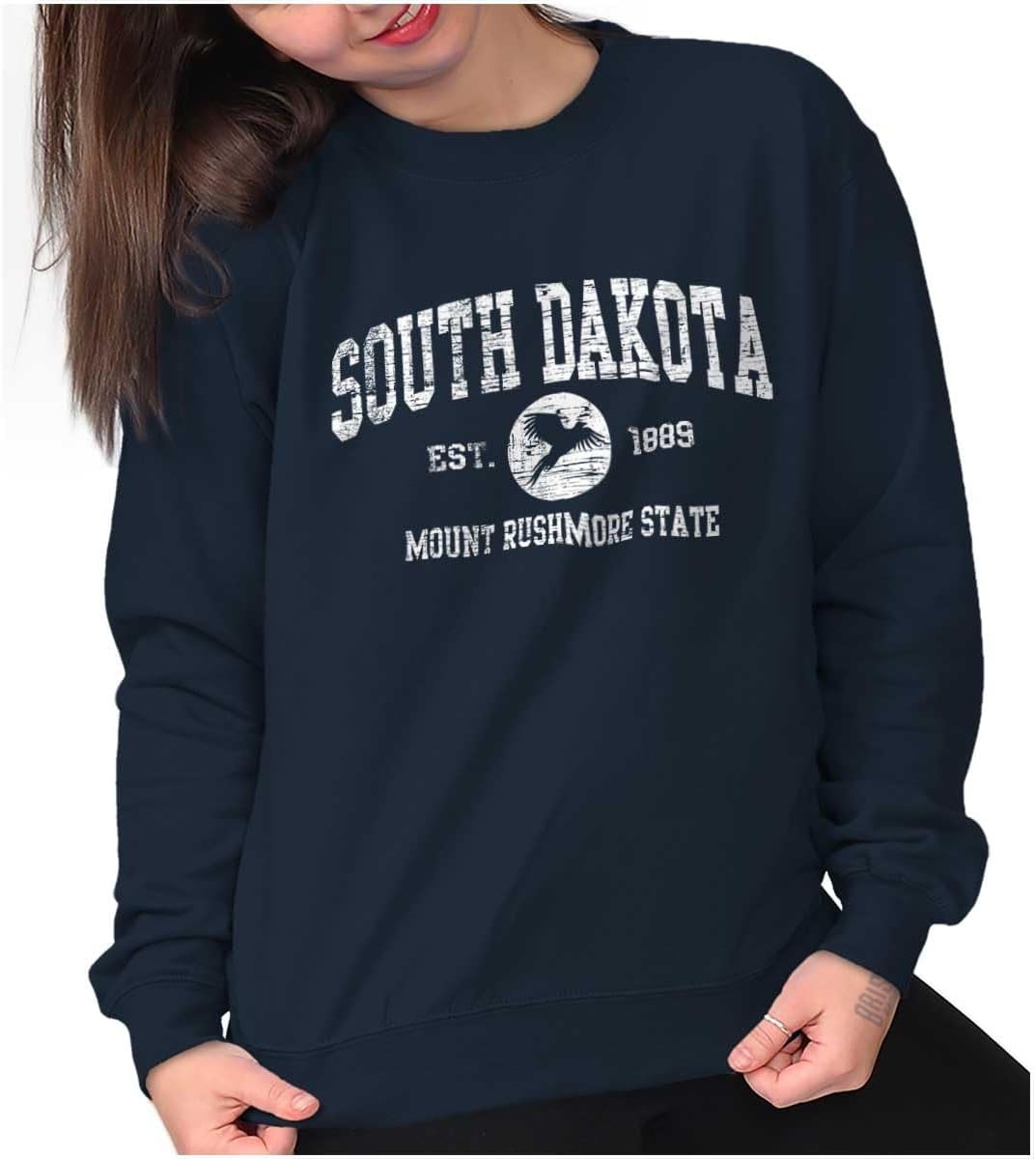 image:imageClassic Vintage American State Souvenir Sweatshirt for Men and WomenNavy
