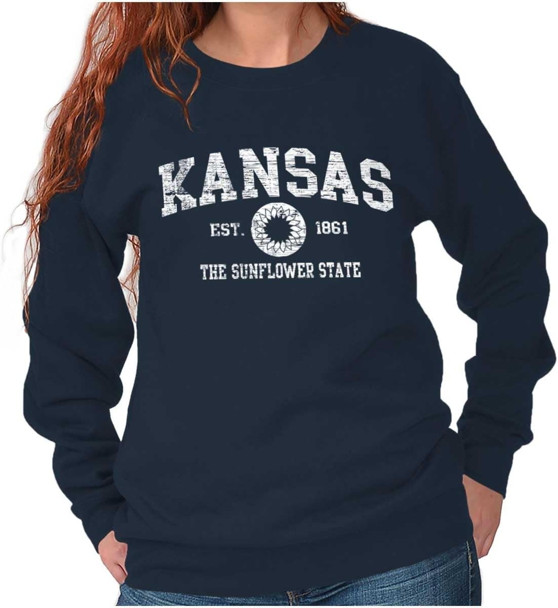 image:imageClassic Vintage American State Souvenir Sweatshirt for Men and WomenNavy