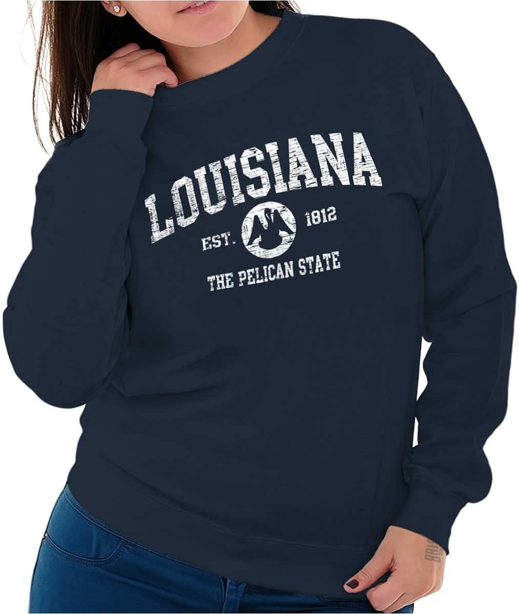 image:imageClassic Vintage American State Souvenir Sweatshirt for Men and WomenNavy