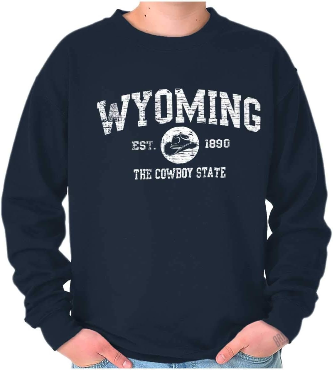 image:imageClassic Vintage American State Souvenir Sweatshirt for Men and WomenNavy