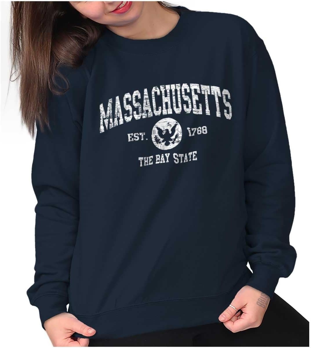 image:imageClassic Vintage American State Souvenir Sweatshirt for Men and WomenNavy