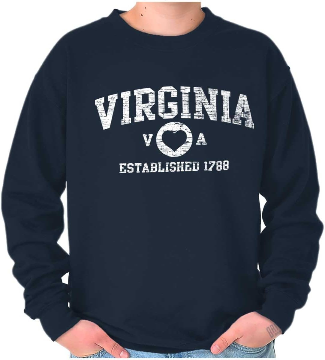 image:imageClassic Vintage American State Souvenir Sweatshirt for Men and WomenNavy