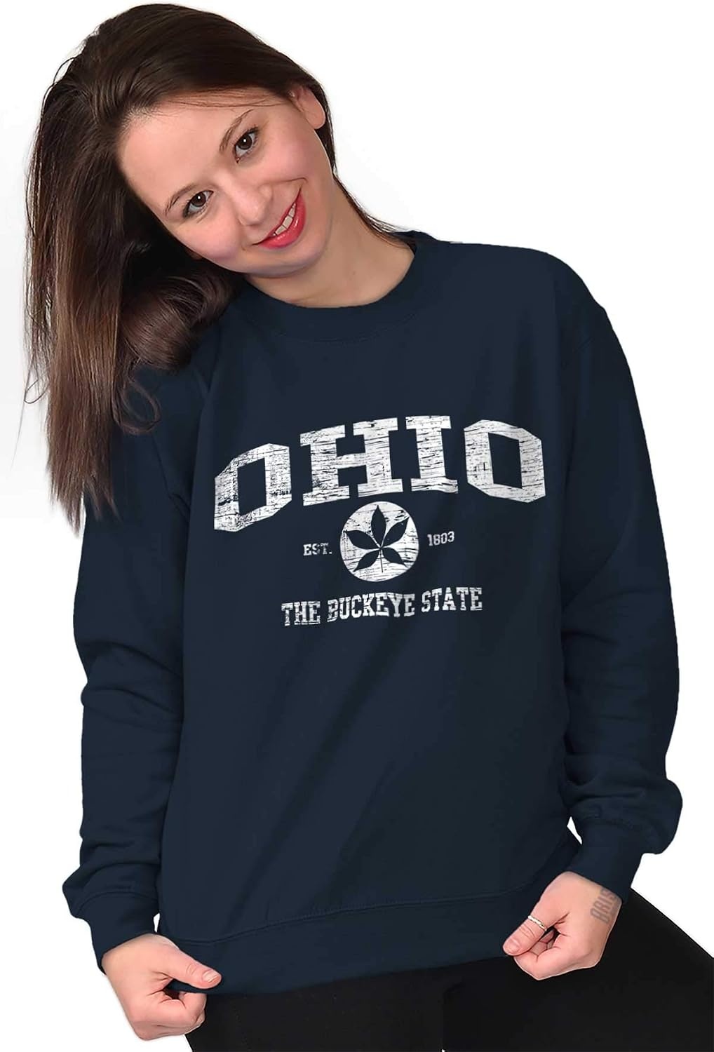 image:imageClassic Vintage American State Souvenir Sweatshirt for Men and WomenNavy