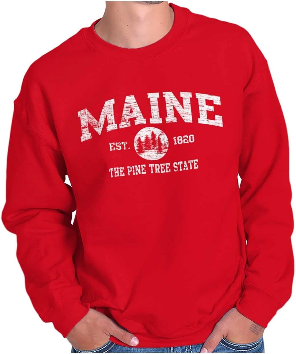 image:imageClassic Vintage American State Souvenir Sweatshirt for Men and WomenRed