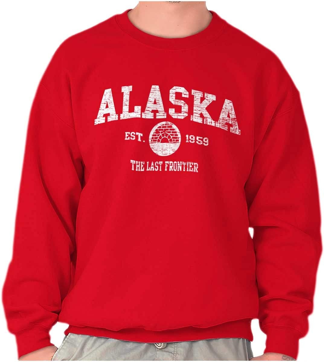 image:imageClassic Vintage American State Souvenir Sweatshirt for Men and WomenRed