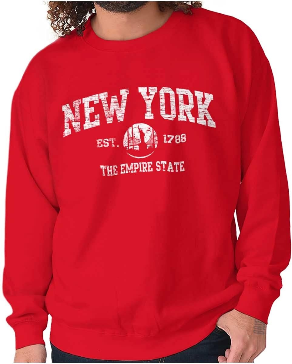 image:imageClassic Vintage American State Souvenir Sweatshirt for Men and WomenRed