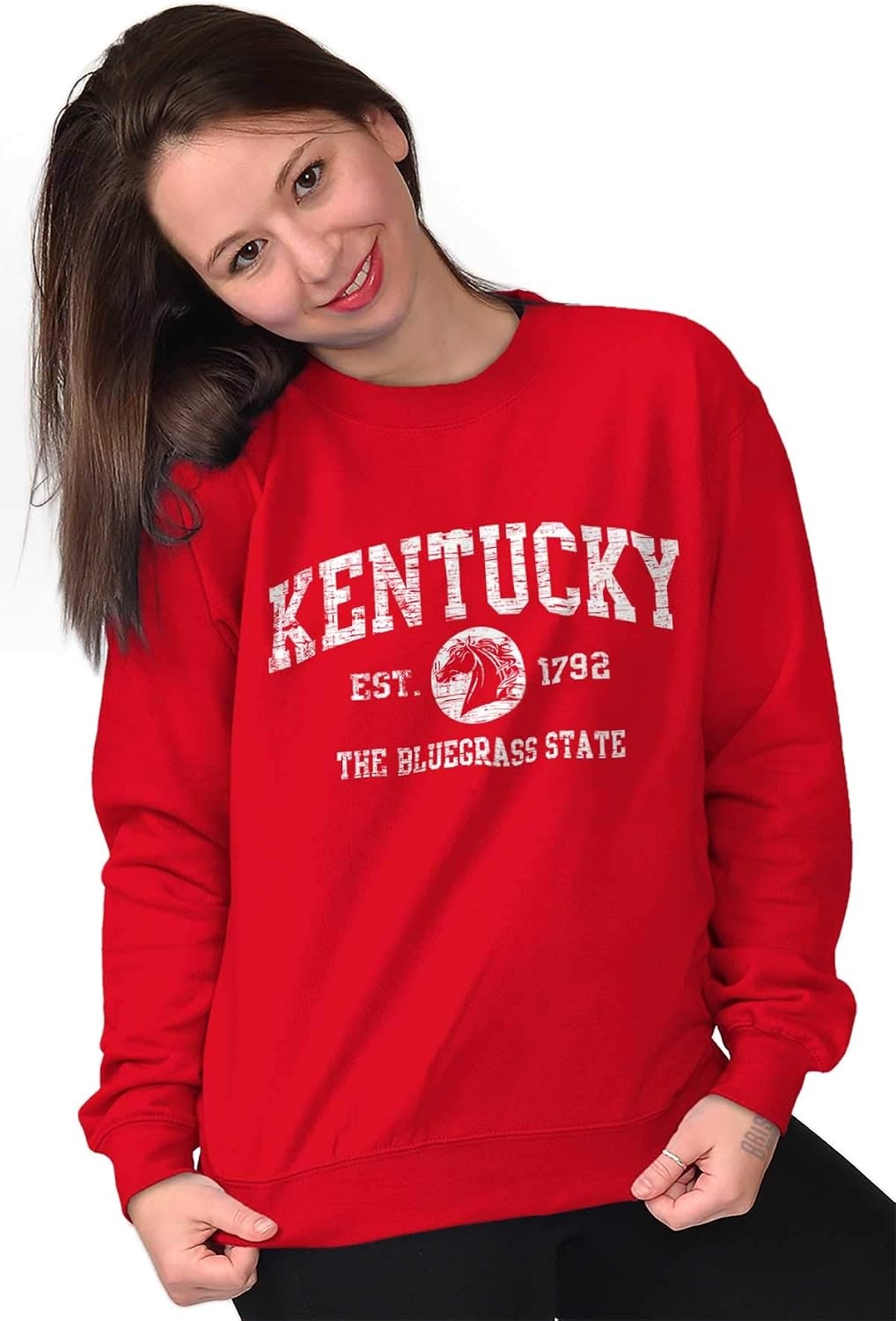 image:imageClassic Vintage American State Souvenir Sweatshirt for Men and WomenRed