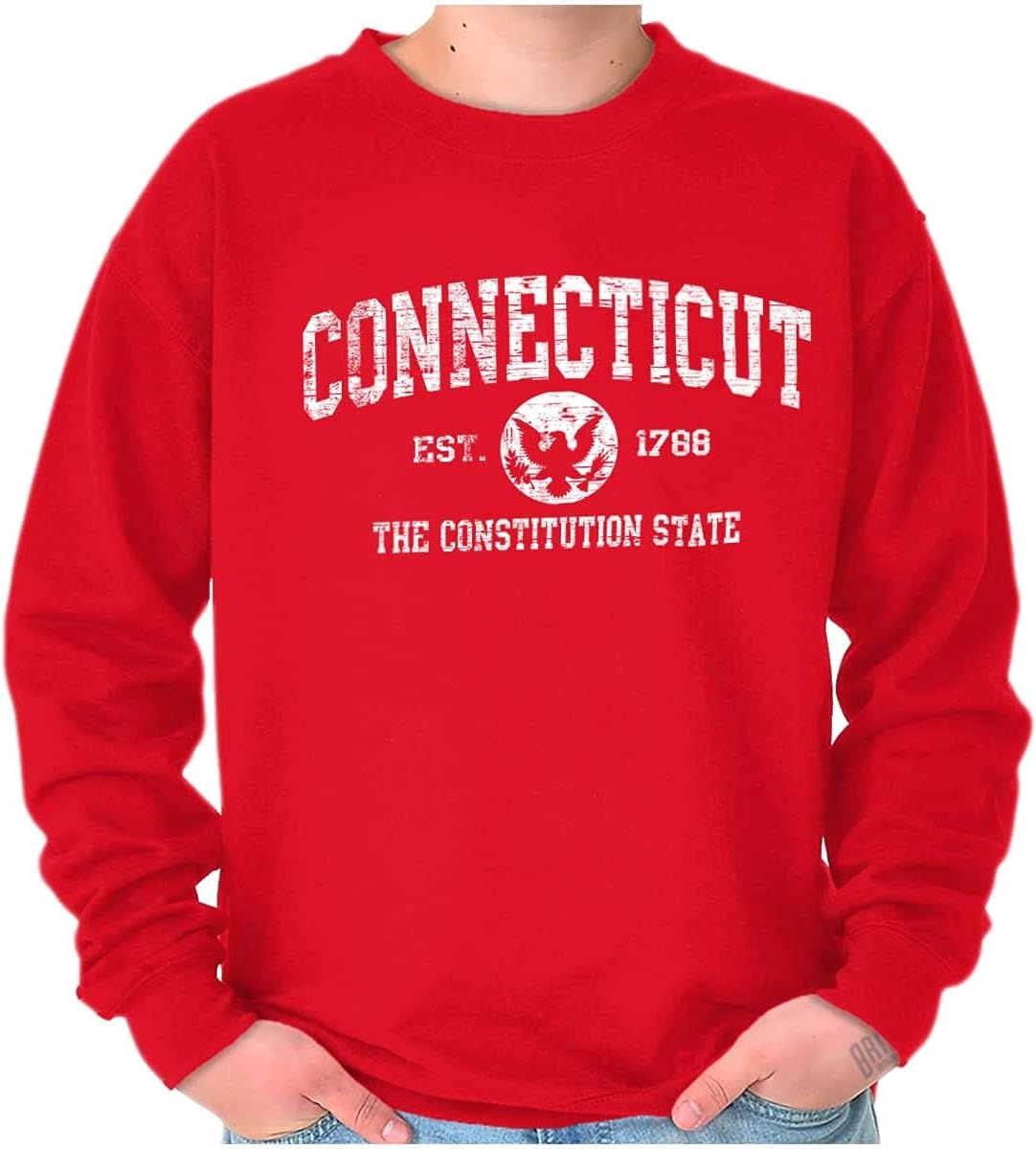image:imageClassic Vintage American State Souvenir Sweatshirt for Men and WomenRed