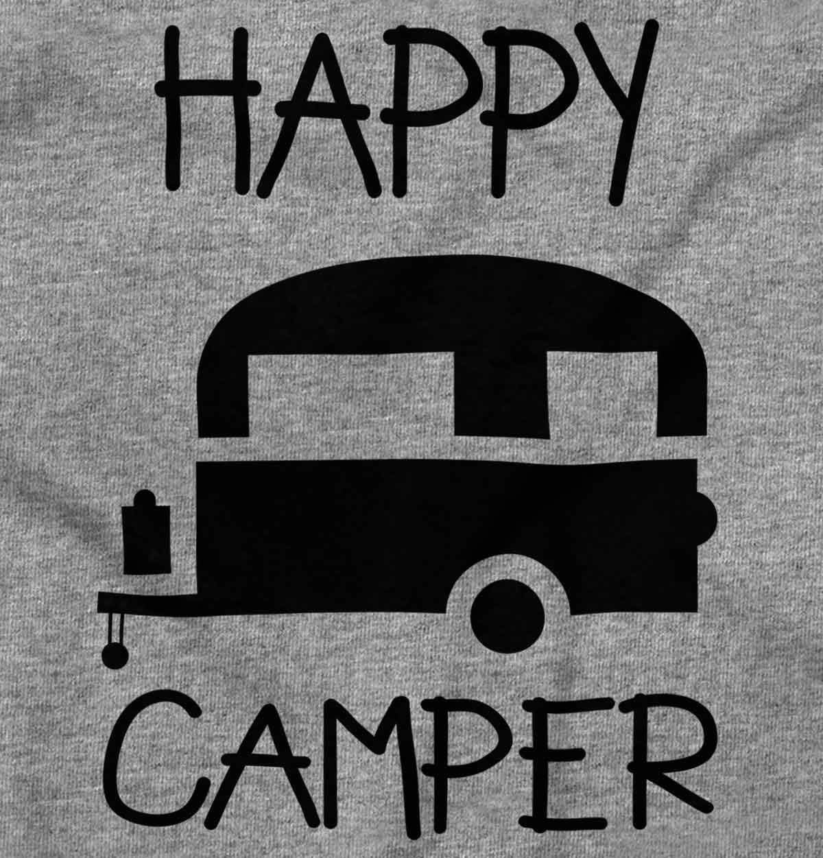 image:imageHappy Camper Outdoorsy Toddler Boy Girl T ShirtHeather