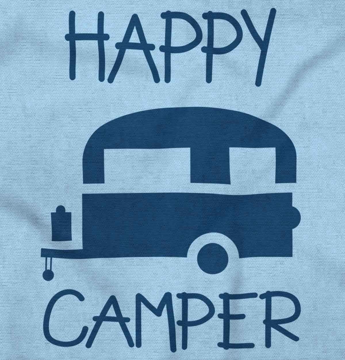 image:imageHappy Camper Outdoorsy Toddler Boy Girl T ShirtLight Blue
