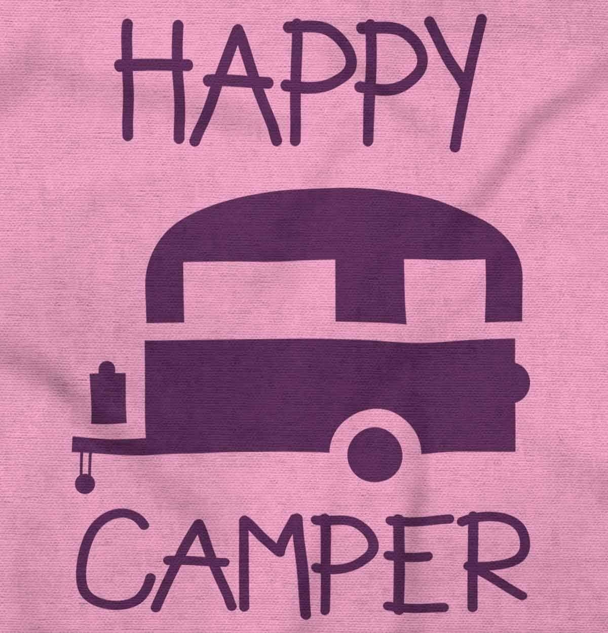 image:imageHappy Camper Outdoorsy Toddler Boy Girl T ShirtPink
