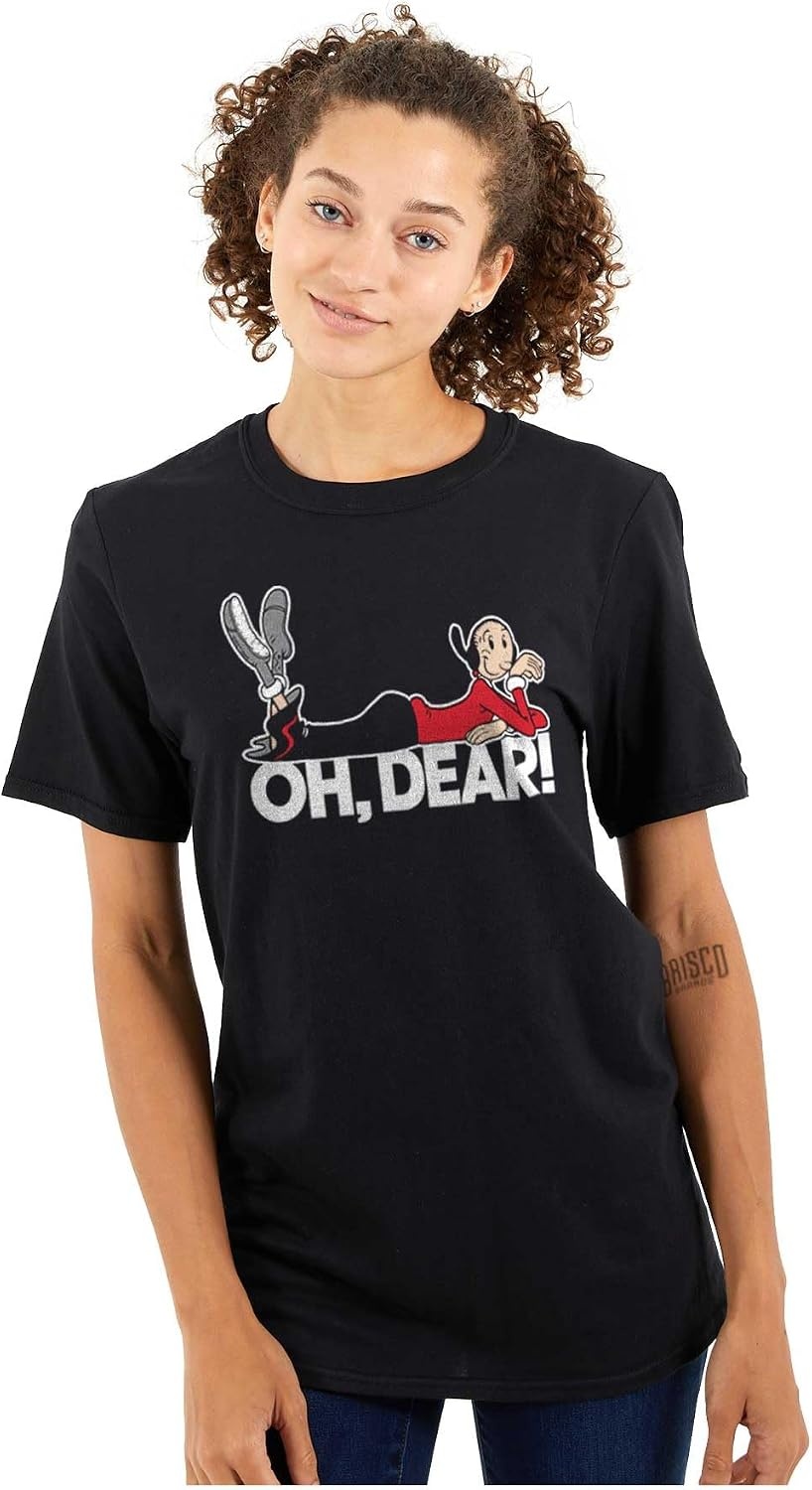 image:imagePopeye Olive OYL Oh Dear Quote Womens Graphic T Shirt TeesBlack