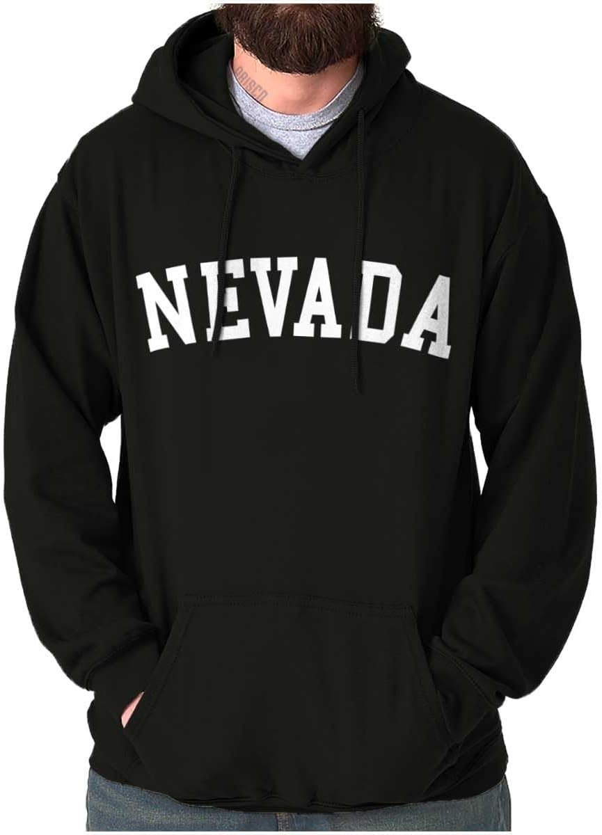 image:imageUSA State Simple Traditional Classic Hooded Sweatshirt Women MenBlack