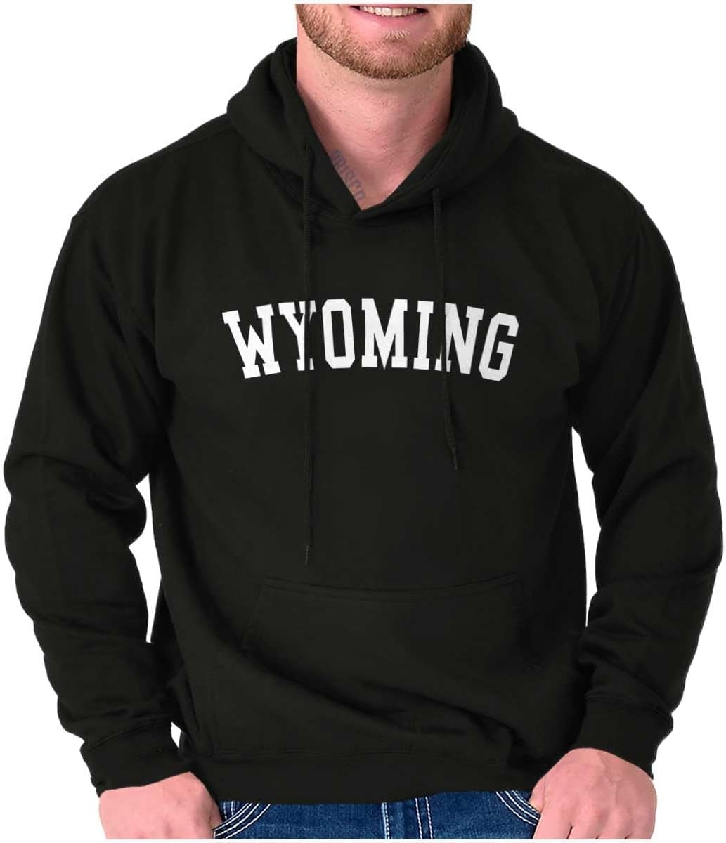 image:imageUSA State Simple Traditional Classic Hooded Sweatshirt Women MenBlack