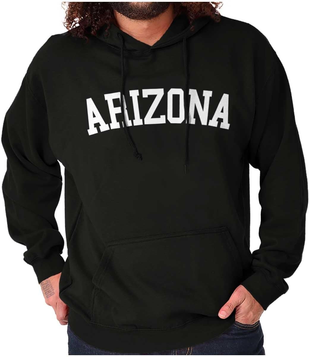 image:imageUSA State Simple Traditional Classic Hooded Sweatshirt Women MenBlack