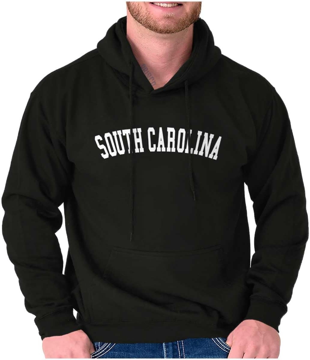 image:imageUSA State Simple Traditional Classic Hooded Sweatshirt Women MenBlack