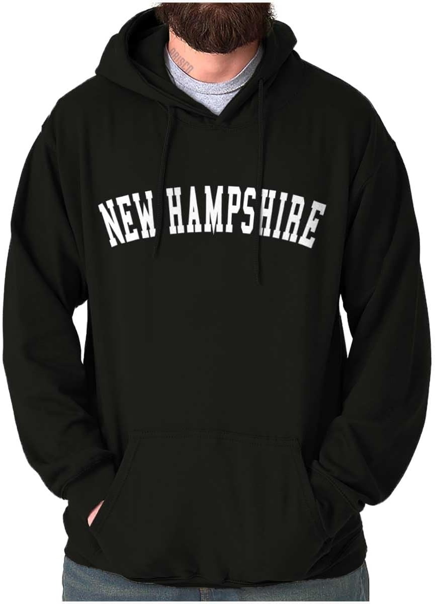 image:imageUSA State Simple Traditional Classic Hooded Sweatshirt Women MenBlack