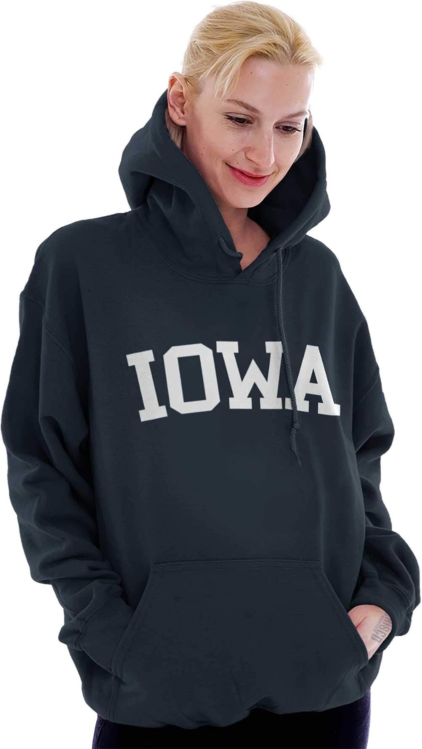 image:imageUSA State Simple Traditional Classic Hooded Sweatshirt Women MenNavy