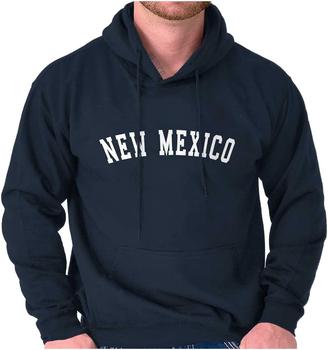 image:imageUSA State Simple Traditional Classic Hooded Sweatshirt Women MenNavy