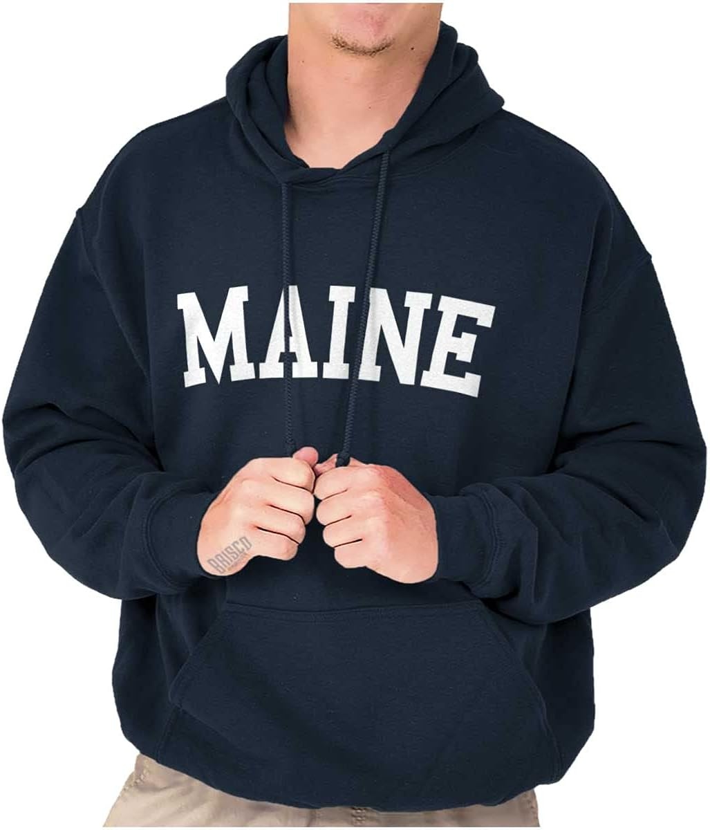 image:imageUSA State Simple Traditional Classic Hooded Sweatshirt Women MenNavy