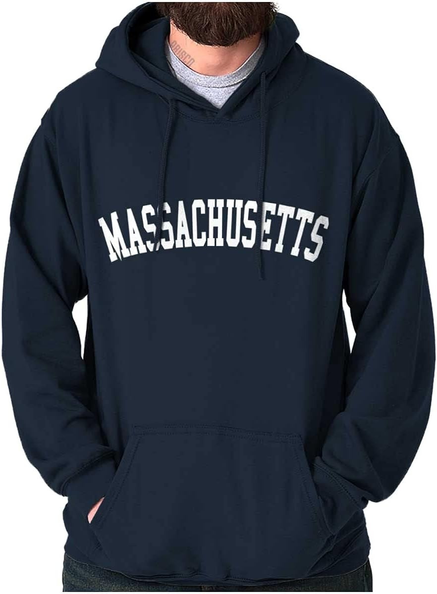 image:imageUSA State Simple Traditional Classic Hooded Sweatshirt Women MenNavy