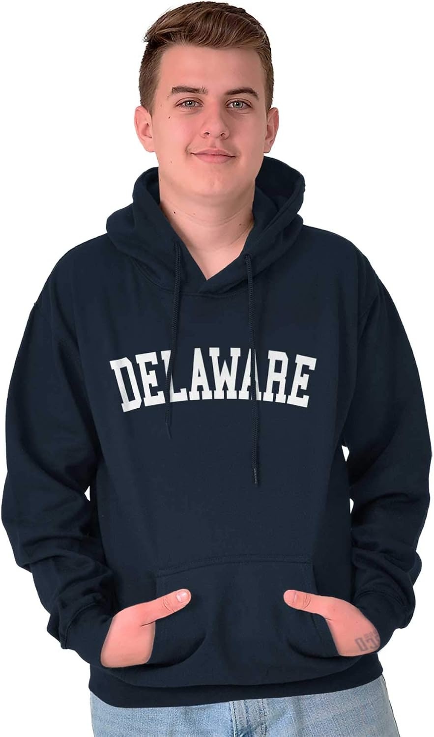 image:imageUSA State Simple Traditional Classic Hooded Sweatshirt Women MenNavy