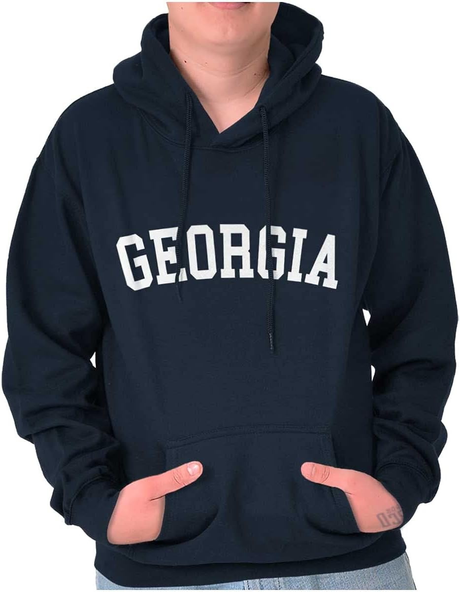 image:imageUSA State Simple Traditional Classic Hooded Sweatshirt Women MenNavy