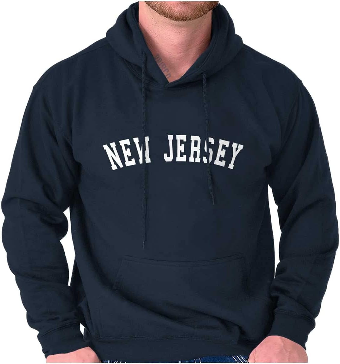 image:imageUSA State Simple Traditional Classic Hooded Sweatshirt Women MenNavy