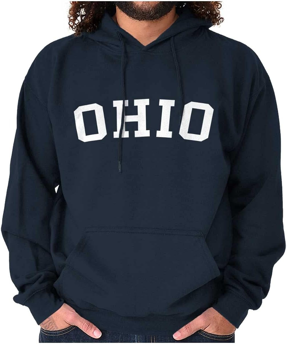 image:imageUSA State Simple Traditional Classic Hooded Sweatshirt Women MenNavy