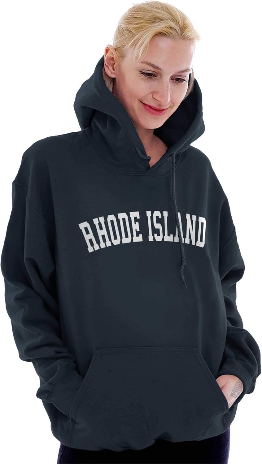 image:imageUSA State Simple Traditional Classic Hooded Sweatshirt Women MenNavy