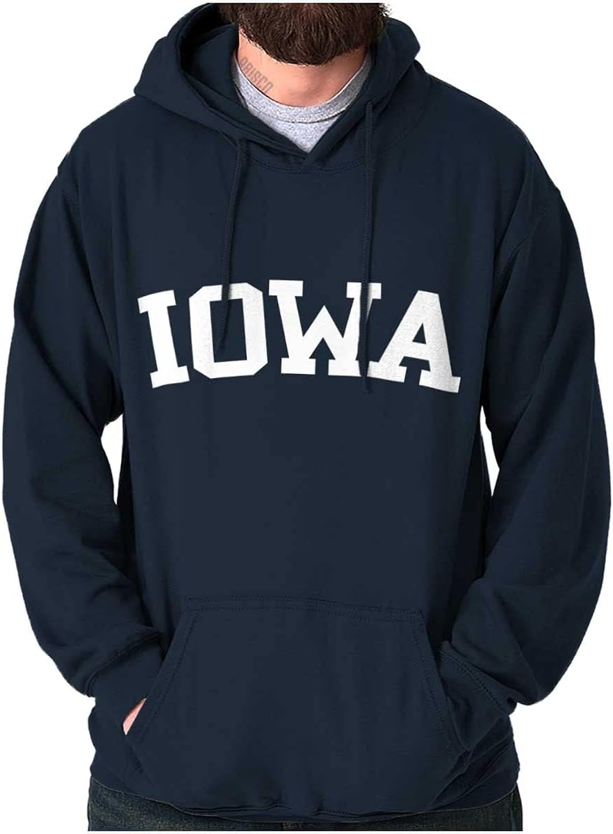 image:imageUSA State Simple Traditional Classic Hooded Sweatshirt Women MenNavy