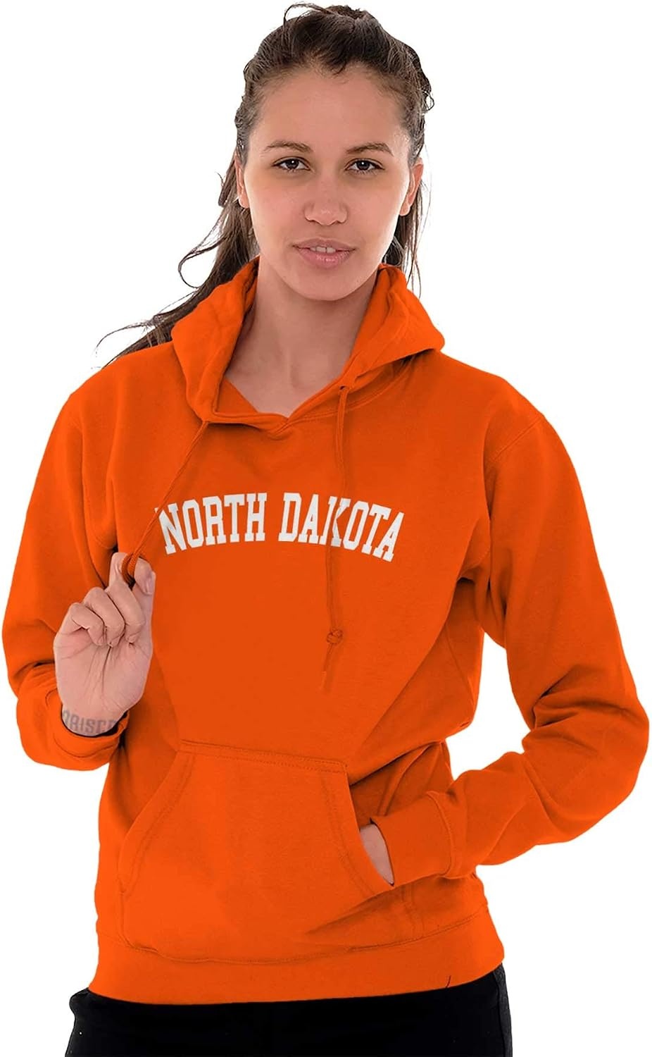 image:imageUSA State Simple Traditional Classic Hooded Sweatshirt Women MenOrange