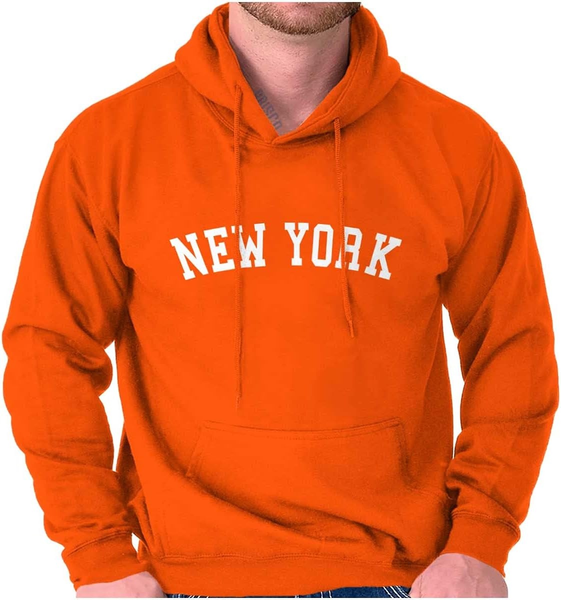 image:imageUSA State Simple Traditional Classic Hooded Sweatshirt Women MenOrange