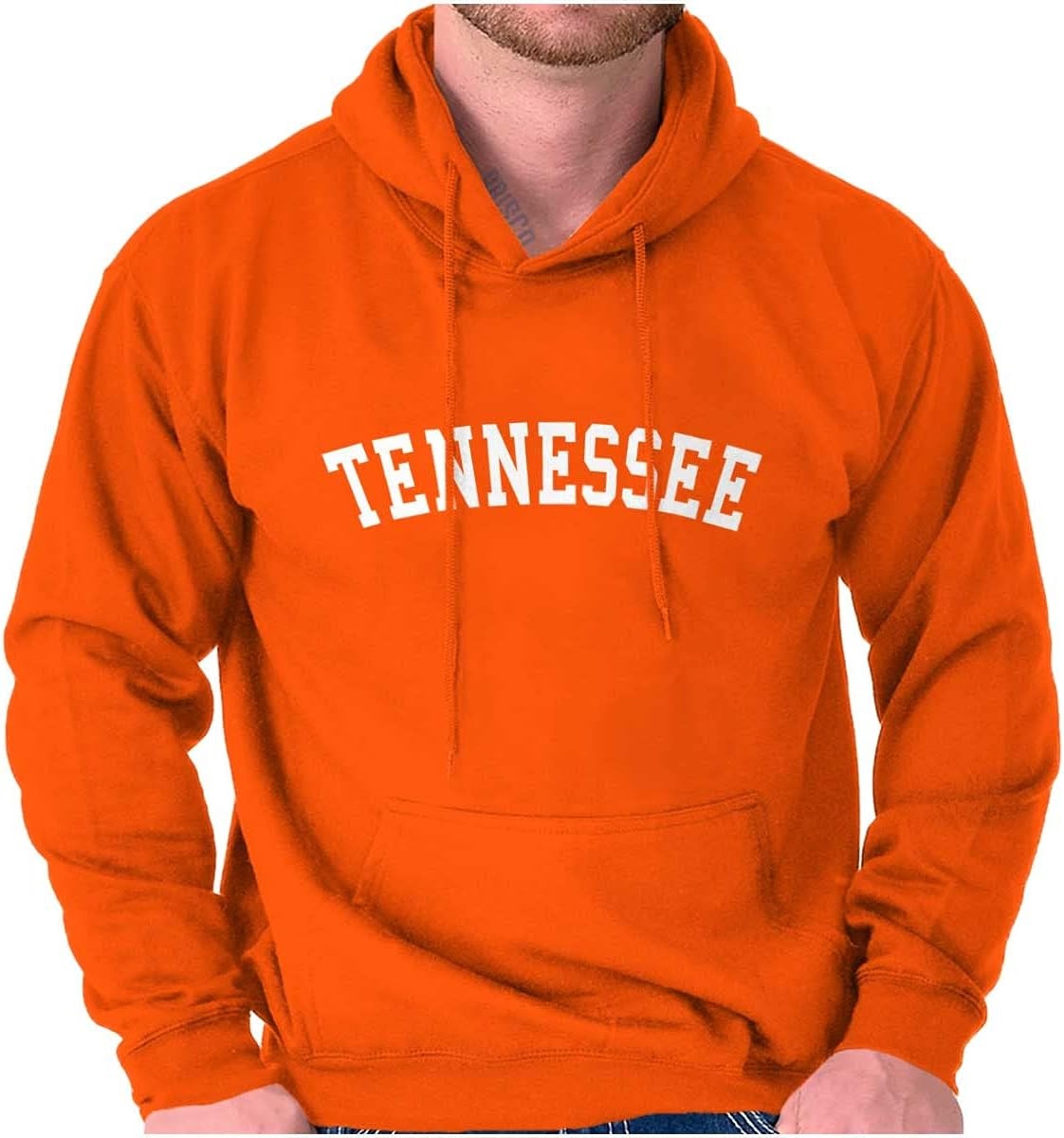image:imageUSA State Simple Traditional Classic Hooded Sweatshirt Women MenOrange