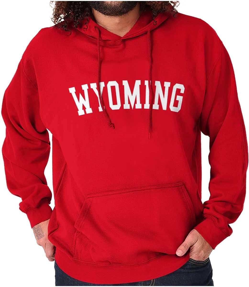 image:imageUSA State Simple Traditional Classic Hooded Sweatshirt Women MenRed